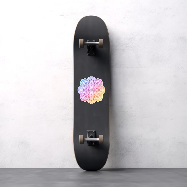 Adesivo Prism Flower Mandala Custom-Cut Vinyl Sticker (Criador carregado)