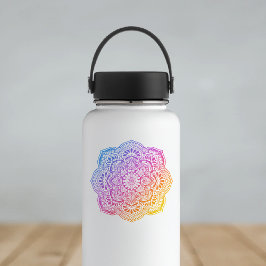Adesivo Prism Flower Mandala Custom-Cut Vinyl Sticker
