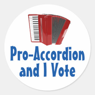 Adesivo Pró-Acordo e Eu Voto Político