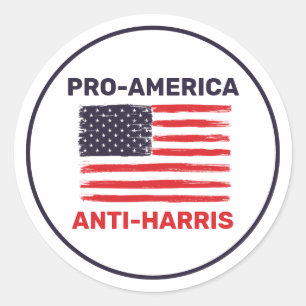 Adesivo Pro America Anti-Harris Personalizado