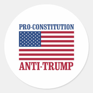 Adesivo Pró-Constituição Anti-Trump - Anti-Trump -