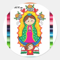 PRO CUSTOMIZÁVEL DE VIRGEN DE GUADALUPE CARICATURA