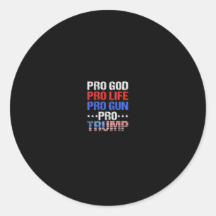 Adesivo Pró Deus Pró Vida Pró Arma Pró Trump - Verdade Pat
