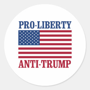 Adesivo Pró-Liberdade Anti-Trump - Anti-Trump -