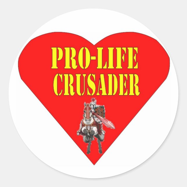 ADESIVO PRO LIFE CRUSADER (Frente)