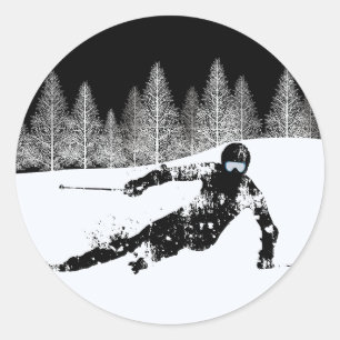 Adesivo Pro Skier, Ski Snowboard