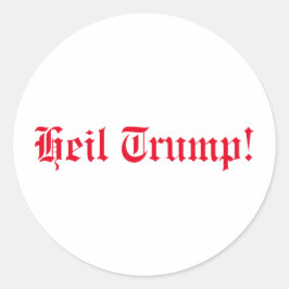 Adesivo Pro-Trump, Heil Trump!