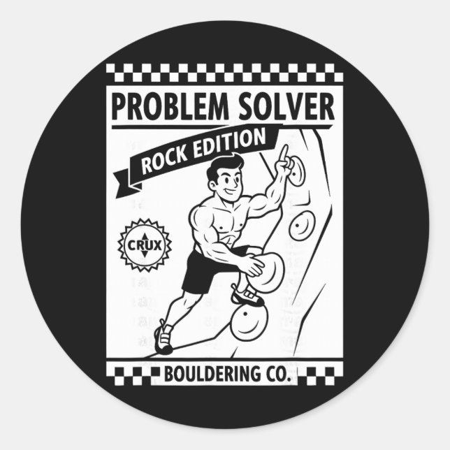 Adesivo Problem Solver Rock Edition Diversão na Parede de  (Frente)