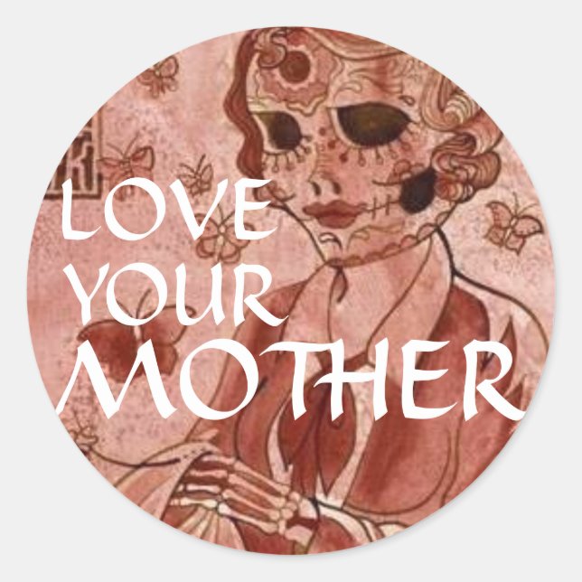 Adesivo Problemas da Mãe (Frente)