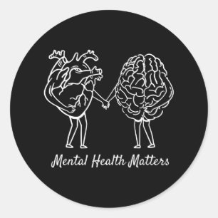 Adesivo Problemas de saúde mental Neurodiversidade do cére