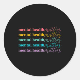 Adesivo Problemas De Saúde Sejam Sensibilização Mental Do
