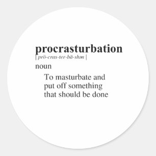 ADESIVO PROCRASTURBAÇÃO