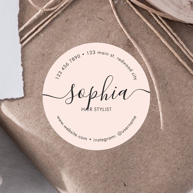 Adesivo Produto Comercial Caligrafia Cintilante (Criador carregado)