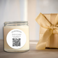 Produto Comercial de Código QR da Lista de Ingredi