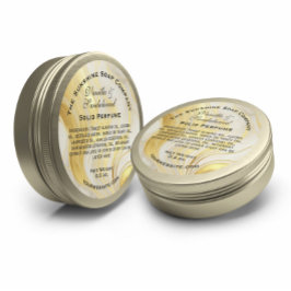 Adesivo Produto cosmético Dourado de sabão branco e esmaec