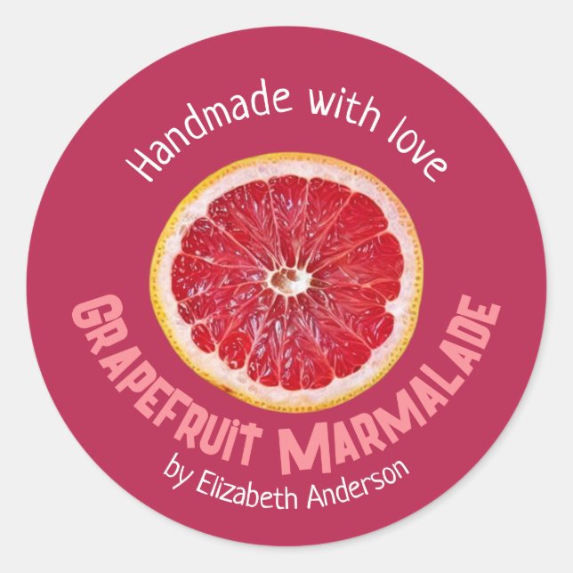 Adesivo Produto de toranja (Frente)