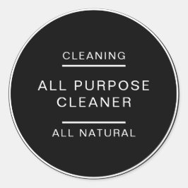 Adesivo Produto Elegante de limpeza cosmética minimalista