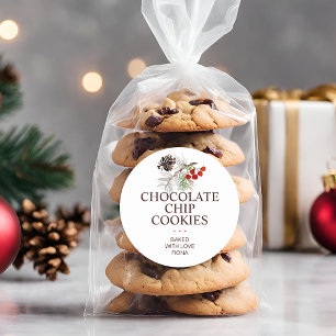 Adesivo Produtos Assados Caseiros Rústicos