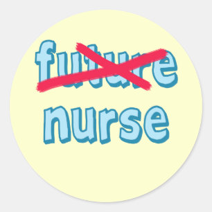 Adesivo Produtos da graduação da enfermeira