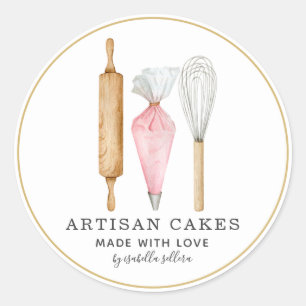 Adesivo Produtos de padaria de pastelaria de cozinheiros