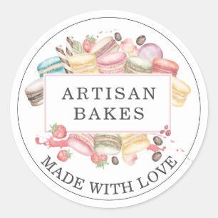 Adesivo Produtos de padaria de pastelaria de cozinheiros