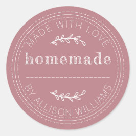 Adesivo Produtos de Panificação Caseiros Rústicos Pote de 