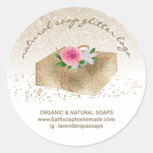 Adesivo Produtos de Spa Orgânicos Naturais Caseiros