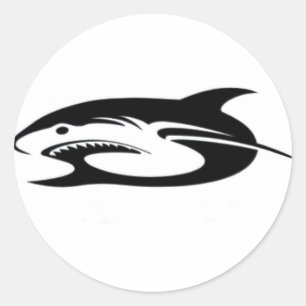 Adesivo Produtos do logotipo do tubarão