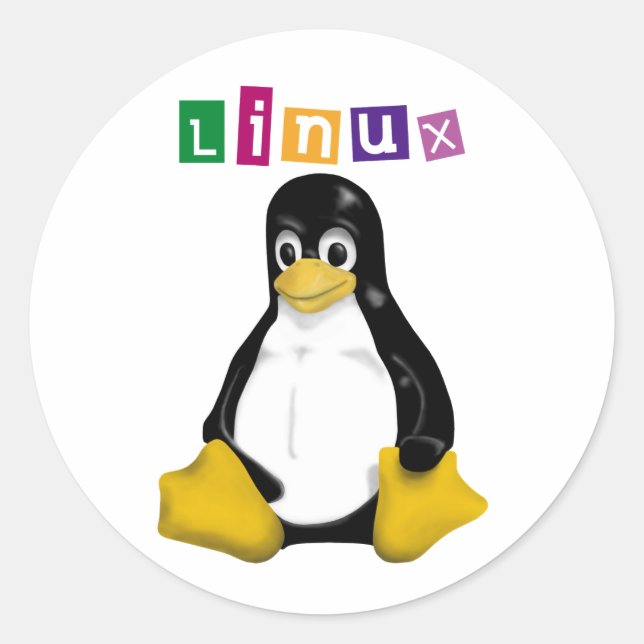 Adesivo Produtos e Designs Linux! (Frente)