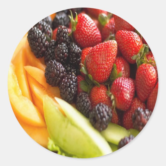 Adesivo PRODUTOS HORTÍCOLAS frutas (Frente)