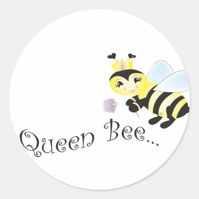 Adesivo (produtos múltiplos selecionados )Rainha Bee (Frente)