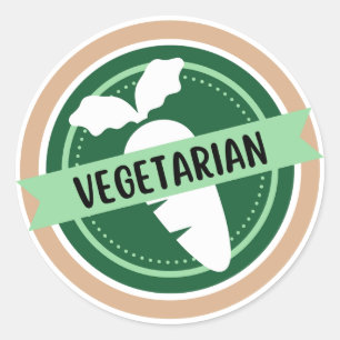 Adesivo Produtos Veganos, Vegetarianos