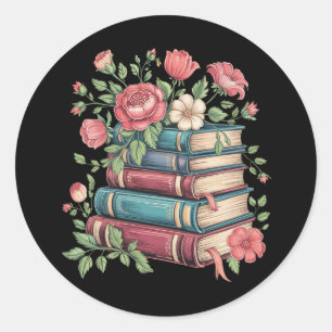Adesivo Professor Amante de Livros Volta às Aulas Flores S