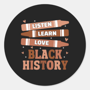 Adesivo Professor Black History Mês Citação afro-americana