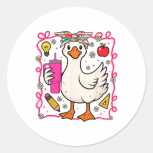 Adesivo Professor Coquette Silly Goose De Volta às Aulas P