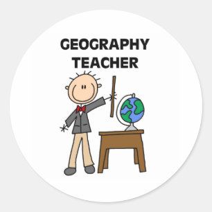 Adesivo Professor da geografia