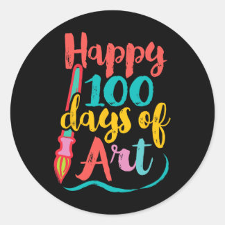 Adesivo Professor de Arte 100 Dias de Escola - 100 Dias de
