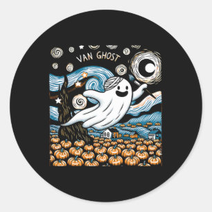 Adesivo Professor de Arte Fantasma Halloween 2