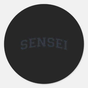 Adesivo Professor de Artes Marciais do Sensei - Instrutor