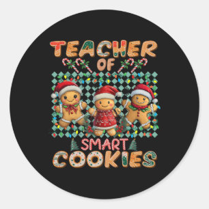 Adesivo Professor de Biscoitos Inteligentes Gingerbread Na