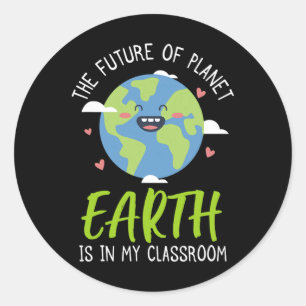 Adesivo Professor De Camisa Do Dia Da Terra 2025 O Futuro