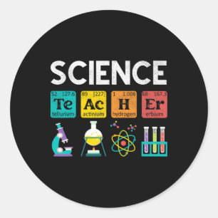 Adesivo Professor de Ciências Química Biologia Física Prof