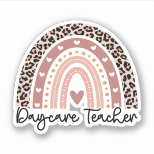 Adesivo Professor de creche Rainbow, Assistência Infantil,