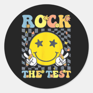 Adesivo Professor de Dia de Teste Rock