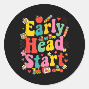 Adesivo Professor de Early Head Start Aluno Crianças Educa