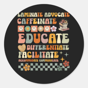 Adesivo Professor de Educação Especial de Groovy Laminate