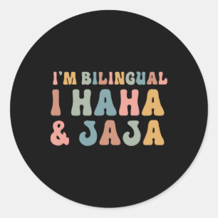 Adesivo Professor de espanhol engraçado Groovy eu sou bilí
