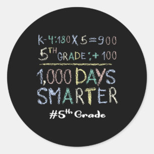 Adesivo Professor De Grau 1000 Dias Mais Inteligente 100 D