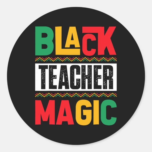 Adesivo Professor de História Negra Camisa Educadores Afro (Frente)