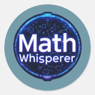 Adesivo Professor de Matemática Mago da Matemática